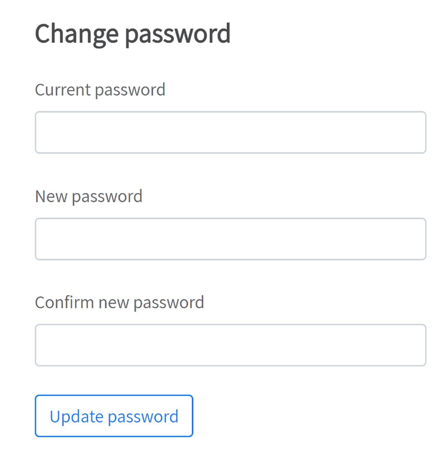 changing passwords on mailbird