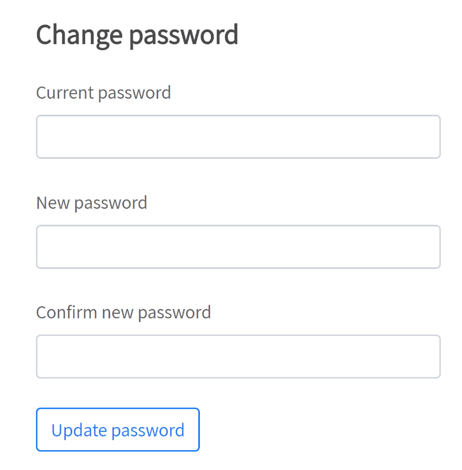 btc markets change password